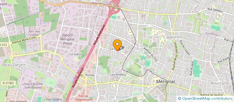 localisation de l'entreprise KIOSK CAFE  MERIGNAC