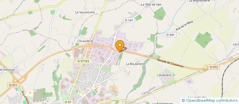 localisation de l'entreprise KIOSK DE LA MER -KDM  COUTANCES