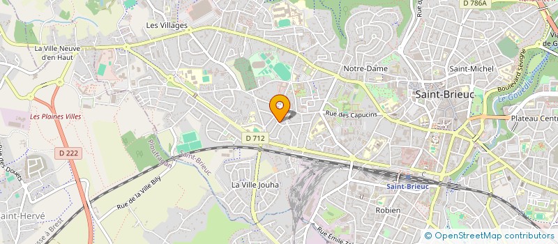 localisation de l'entreprise KIOSQ ATELIER PARTAGE ECO RESPONSABLE à SAINT-BRIEUC