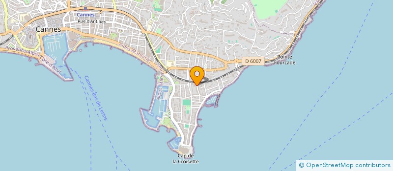 localisation de l'entreprise KIOSQUE 23 à CANNES
