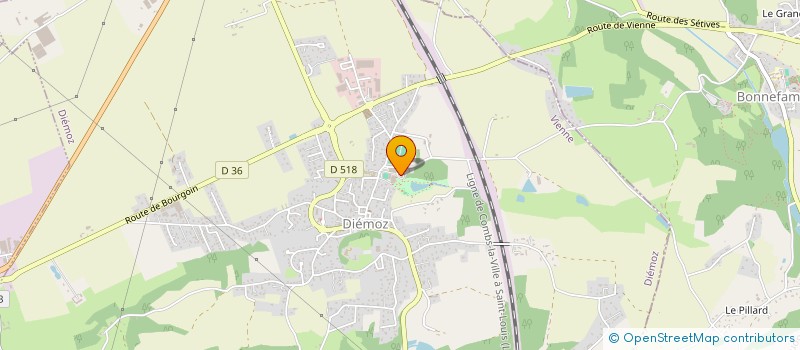 localisation de l'entreprise KIOSQUE A MUSIQUE  DIEMOZ