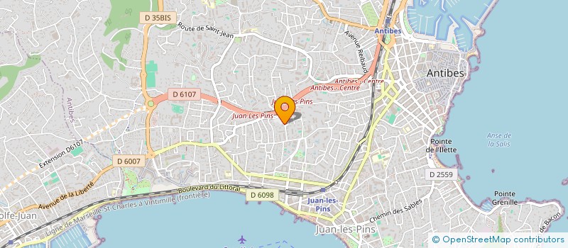 localisation de l'entreprise KIOSQUE AZUR à ANTIBES