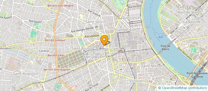 localisation de l'entreprise KIOSQUE ET AFFAIRES à BORDEAUX