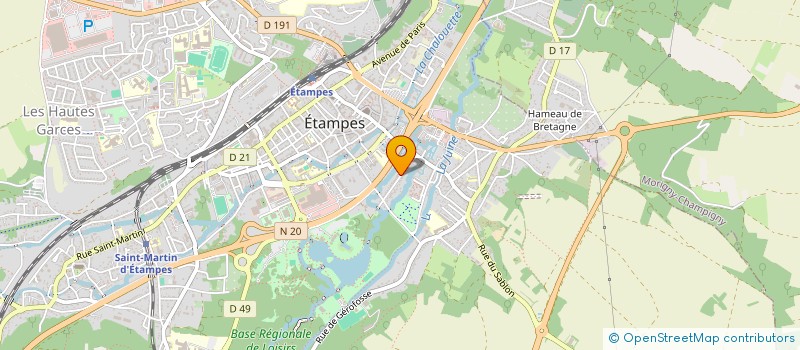 localisation de l'entreprise KIOSQUE MALIN à ETAMPES