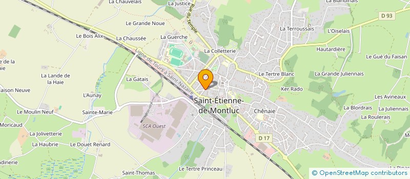 localisation de l'entreprise KIOSQUEPRESSE L'OLIVIER  SAINT-ETIENNE-DE-MONTLUC