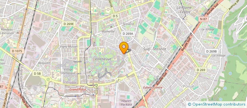 localisation de l'entreprise KIOU.NET à GRENOBLE