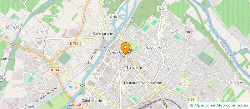 localisation de l'entreprise KIOWA à COGNAC