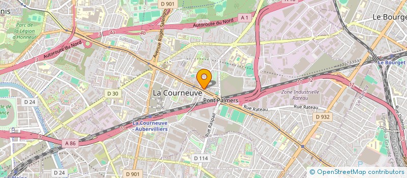 localisation de l'entreprise KIPA à LA COURNEUVE