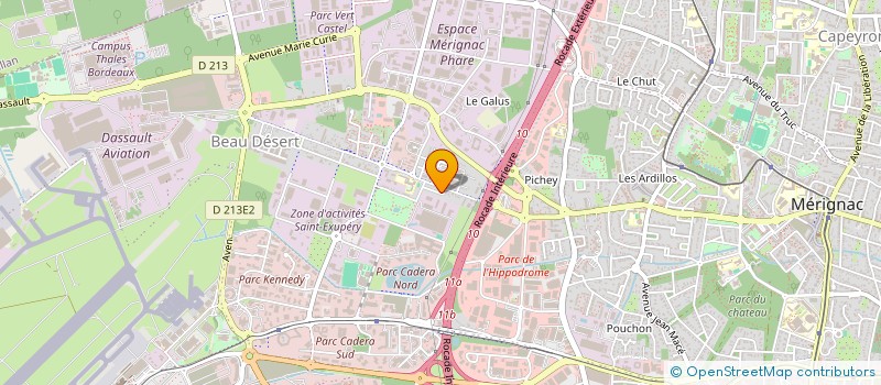 localisation de l'entreprise KIPDEV  MERIGNAC