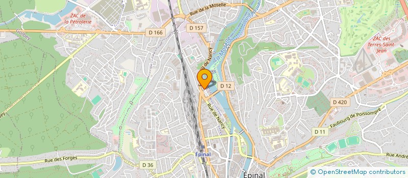 localisation de l'entreprise KIPEC à EPINAL