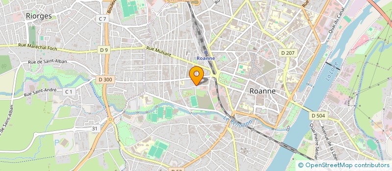 localisation de l'entreprise KIPI'TEX à ROANNE