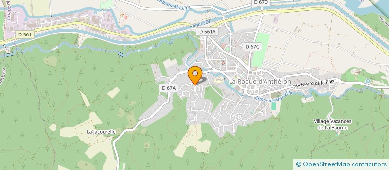 localisation de l'entreprise KIPOS, JARDIN FORET EN DURANCE  LA ROQUE-D'ANTHERON