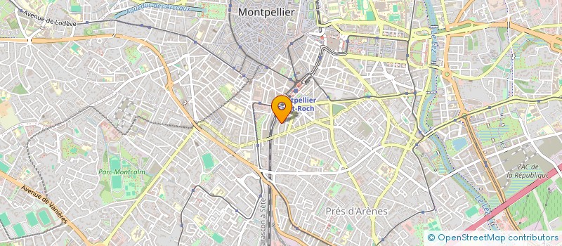 localisation de l'entreprise KIR ART ET PRODUCTIONS à MONTPELLIER