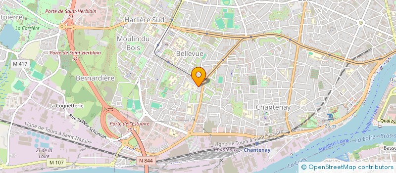 localisation de l'entreprise KIR CONSTRUCTION à NANTES