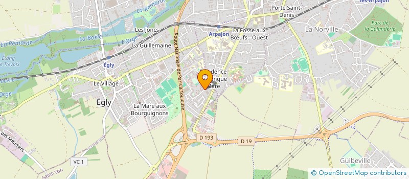 localisation de l'entreprise KIR TRANSPORT  EGLY