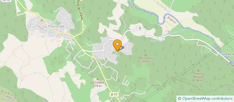 localisation de l'entreprise KIRA  LE THORONET