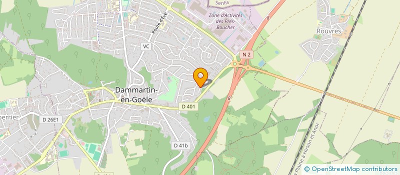 localisation de l'entreprise KIRA TRANS  DAMMARTIN-EN-GOELE