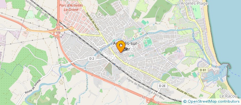 localisation de l'entreprise KIRAMIKA  ARGELES-SUR-MER