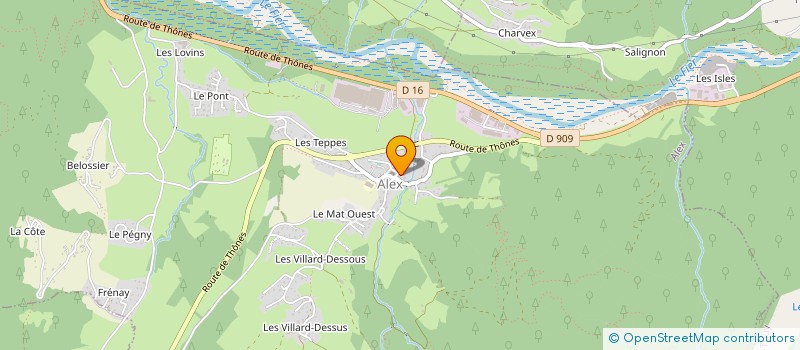 localisation de l'entreprise KIRBY INDIVISION  ALEX