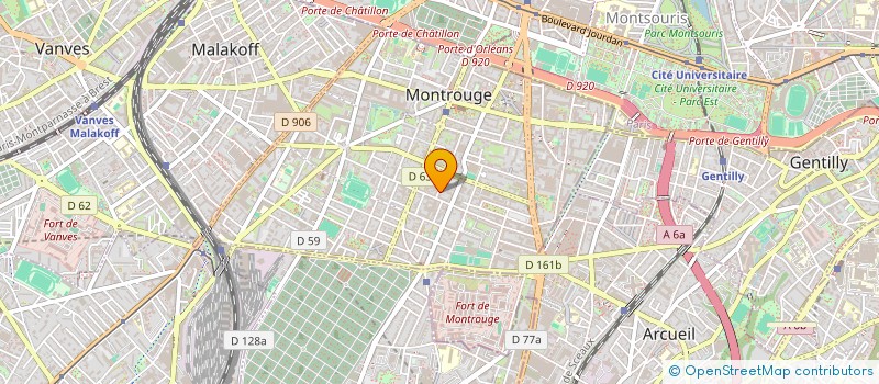 localisation de l'entreprise KIRCA  MONTROUGE