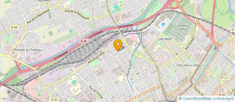 localisation de l'entreprise KIRCHHOFF SERVICES  MULHOUSE