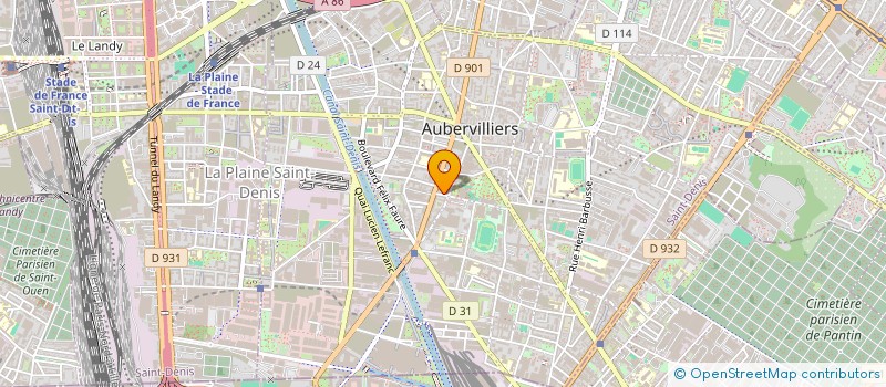 localisation de l'entreprise KIREI à AUBERVILLIERS