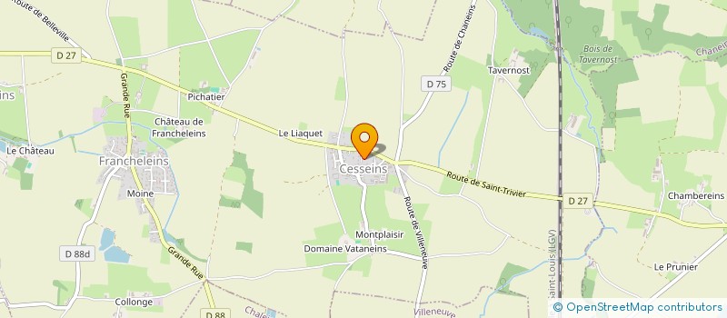 localisation de l'entreprise KIREVA  FRANCHELEINS