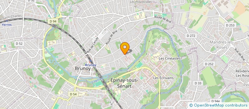 localisation de l'entreprise KIRIATA à BRUNOY
