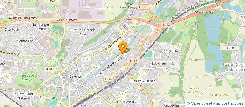 localisation de l'entreprise KIRICI à DREUX