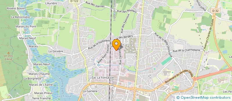 localisation de l'entreprise KIRIE ELECTRICITE  LES SABLES D'OLONNE