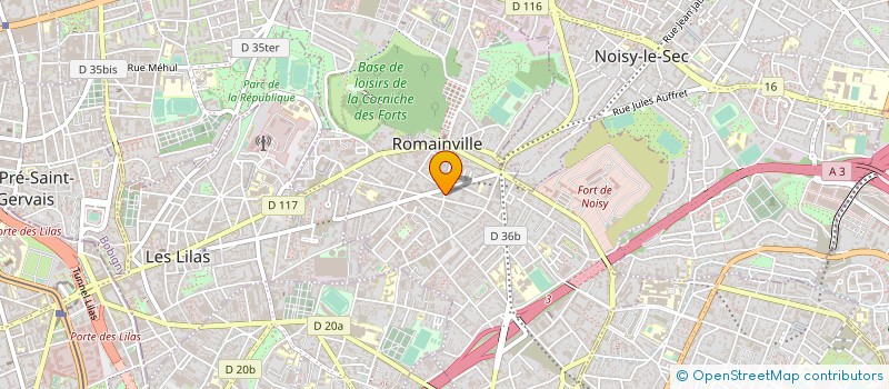 localisation de l'entreprise KIRIRUM à ROMAINVILLE