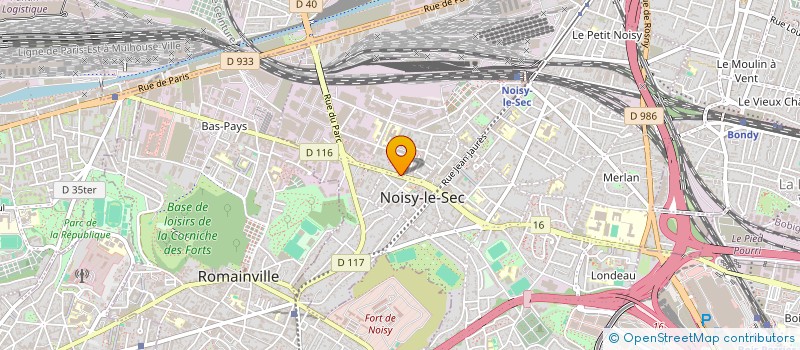 localisation de l'entreprise KIRIS à NOISY-LE-SEC