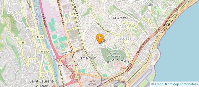 localisation de l'entreprise KIRK à NICE