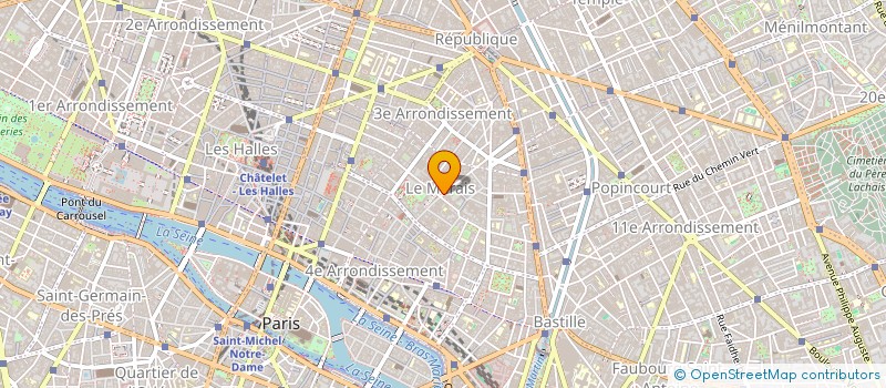localisation de l'entreprise KIRK & ROSIE RICH à PARIS