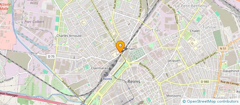 localisation de l'entreprise KIRKBINAR  REIMS