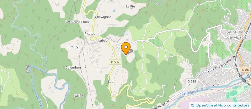 localisation de l'entreprise KIRKCALDY à SAINT-JEAN-DE-MUZOLS