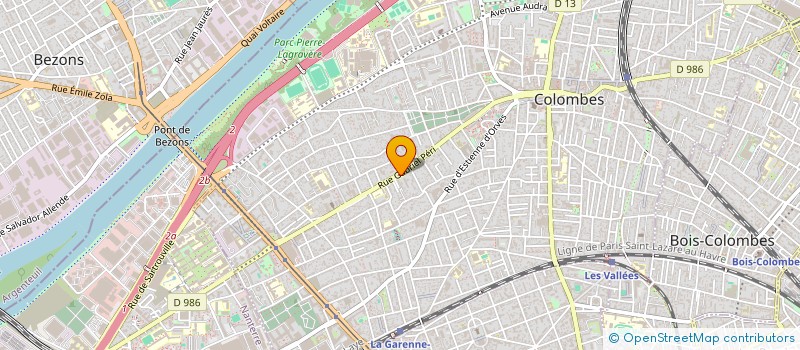 localisation de l'entreprise KIRO à COLOMBES
