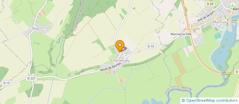 localisation de l'entreprise KIRO CONSEILS  CHENEVREY-ET-MOROGNE