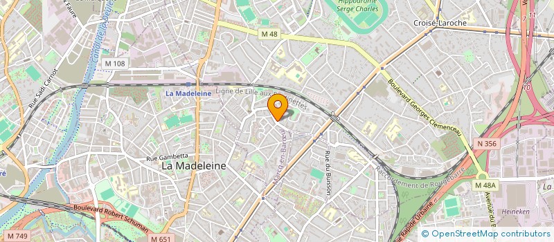 localisation de l'entreprise KIROBO à MARCQ-EN-BARŒUL
