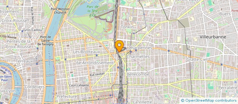 localisation de l'entreprise KIRON AVOCATS  VILLEURBANNE