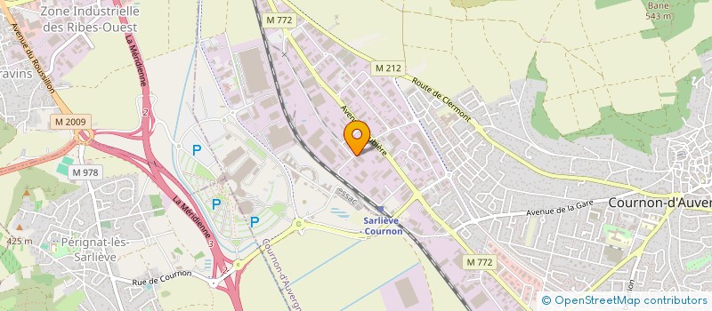 localisation de l'entreprise KIROUNA à COURNON-D'AUVERGNE