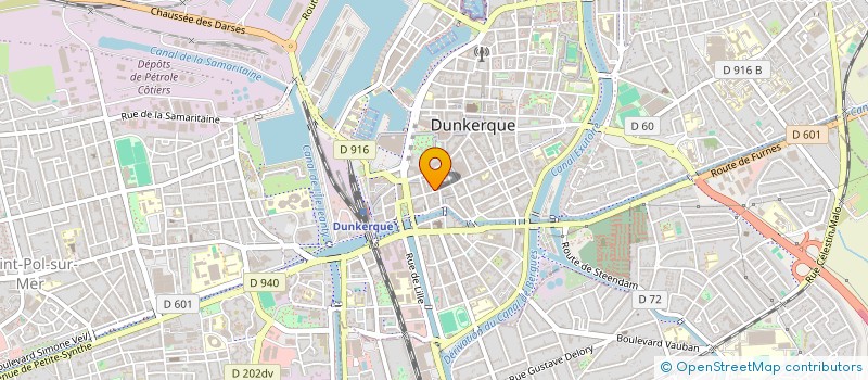 localisation de l'entreprise KIROV'S à DUNKERQUE