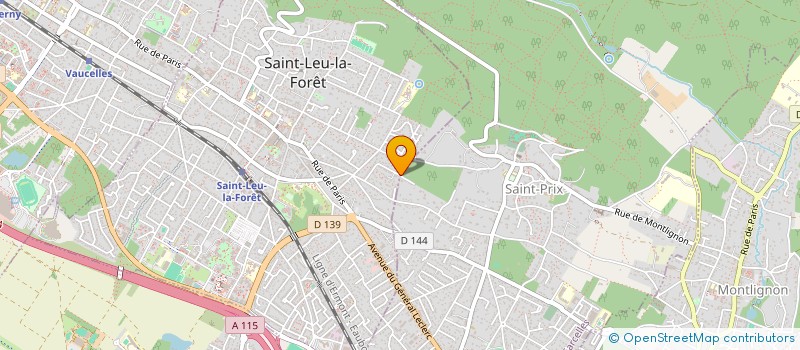 localisation de l'entreprise KIRSCH  ST LEU LA FORET