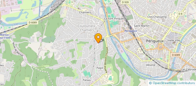 localisation de l'entreprise KIRSZLIX  COULOUNIEIX CHAMIERS