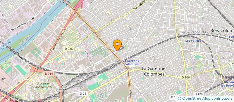 localisation de l'entreprise KIRUS à COLOMBES