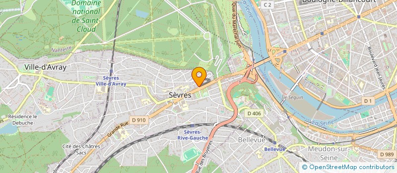 localisation de l'entreprise KISHA BATIMENT à SEVRES