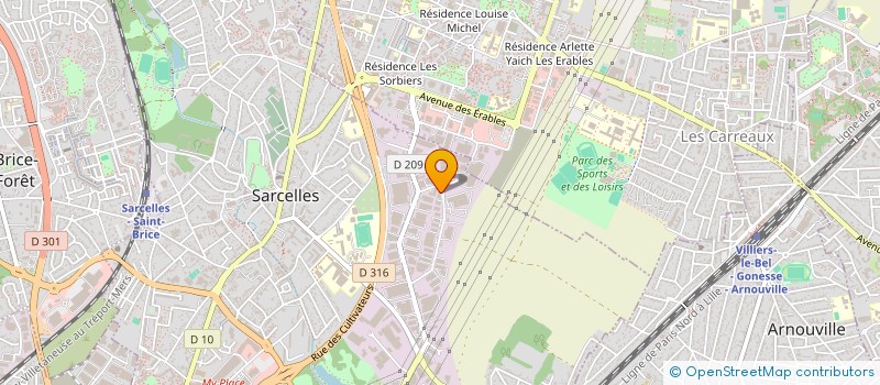 localisation de l'entreprise KISHAN à SARCELLES
