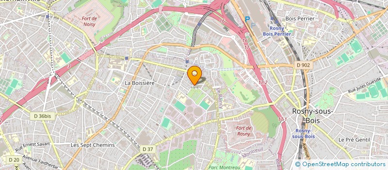 localisation de l'entreprise KISHATH  MONTREUIL