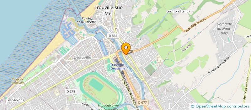 localisation de l'entreprise KISLEV 19  TROUVILLE-SUR-MER