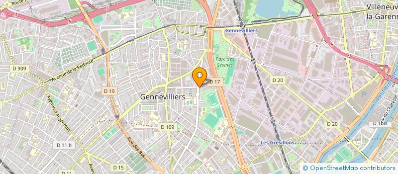 localisation de l'entreprise KISMA TRANSPORT à GENNEVILLIERS
